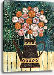 Постер Маргарита Евграфова Букет в чайнике