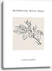 Постер Kate Korol Blooming wild rose