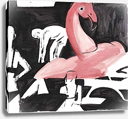 Постер Диана Некрасова Фламинго