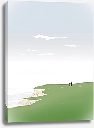 Постер Landscapes by Julie Alex Cliff top walk