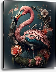 Постер Татьяна Кочнева Фламинго