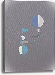 Постер Geometric Abstract. TAS Studio by MaryMIA Brown geometry balance 3
