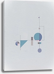 Постер Geometric Abstract. TAS Studio by MaryMIA Grey geometry balance 3