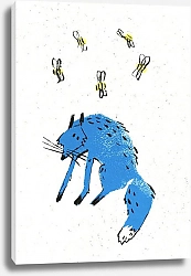 Постер Марина Сидорович Синяя лиса