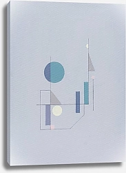 Постер Geometric Abstract. TAS Studio by MaryMIA Grey geometry balance