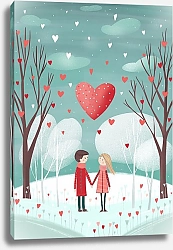 Постер Лариса Ермолаева День Святого Валентина. Любовь