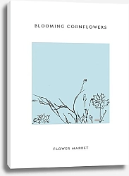 Постер Kate Korol Blooming cornflowers