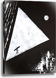 Постер Art Series. TAS Studio by MaryMIA Black&White fantasies.  Telescope