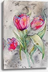 Постер Risovaka Трио тюльпанов