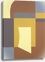 Постер Geometric Abstract. TAS Studio by MaryMIA Geometry. Shades of brown. Palette 3