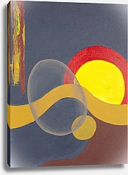 Постер Simple Abstract. TAS Studio by MaryMIA Balancing abstract. Surrial patttern 1