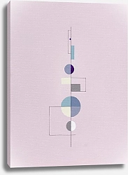 Постер Geometric Abstract. TAS Studio by MaryMIA Pink geometry balance 2