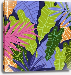 Постер Lula Dmitrieva Leaves in purple shadows
