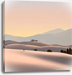 Постер Landscapes by Julie Alex Dawn in the desert