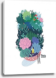 Постер Анна Федосеева Цветущие суккуленты