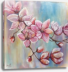 Постер Анна Пятковская Весенние цветы Сакура Цвет вишни