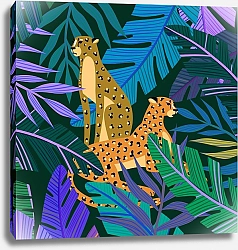 Постер Lula Dmitrieva Resting leopards