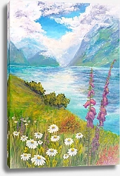 Постер Алина Эннс Цветы в горах