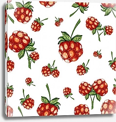 Постер Marina Kildysh Обои - ягоды малины