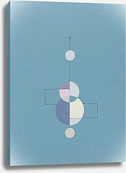 Постер Geometric Abstract. TAS Studio by MaryMIA Green geometry balance