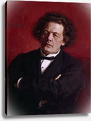 Постер Репин Илья Portrait of Anton Grigoryevich Rubinstein, 1881