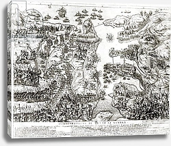 Постер Школа: Итальянская 16в. Map of the Siege of Malta in 1565 2