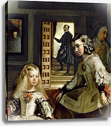Постер Веласкес Диего (DiegoVelazquez) Las Meninas or The Family of Philip IV, c.1656 4