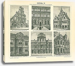 Постер Архитектра  XI. Deutsche, franzosische und englische Renaissance (16 und 17 Jahrhundert) 1