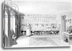 Постер Шарф Джордж (грав) The Artist's Kitchen in Francis Street, 1846