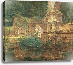Постер Вальдмюллер Фердинанд The Roman Ruins in the Gardens of Schonbrunn Palace