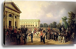 Постер Крюгер Франц The Russian Guard in Tsarskoye Selo in 1832, 1841