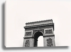 Постер Триумфальная арка в париже