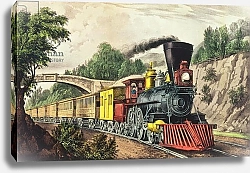 Постер Неизвестен The Express Train, published by Nathaniel Currier and James Merritt Ives