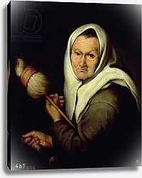 Постер Мурильо Бартоломе An Old Woman Spinning
