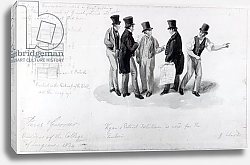 Постер Шарф Джордж (грав) Builders, surveyors and architects at the building of the Royal College of Surgeons, 1834