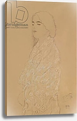 Постер Климт Густав (Gustav Klimt) Woman with a White Shawl