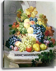 Постер Стэннард Элоиза Still life with grapes and pears