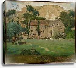 Постер Милле, Жан-Франсуа The Farm House, c.1867-69