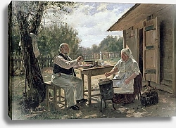 Постер Маковский Владимир Making Jam, 1876