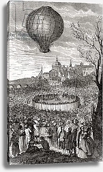 Постер Школа: Французская The First Aerial Voyage, Paris, 21st October 1783
