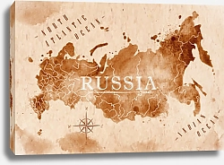 Постер Карта России