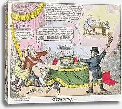 Постер Роуландсон Томас 'Economy', published by Johnston, London, May 1816