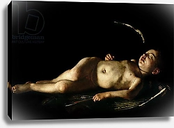 Постер Караваджо (Caravaggio) Sleeping Cupid, 1608