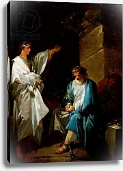 Постер Винсент Франсуа St Sebastian preaching the faith of Diocletian in prisons