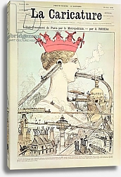 Постер Робида Альберт The Improvement to Paris by the Metro, from 'La Caricature', 19th June 1886