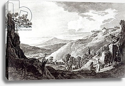 Постер Школа: Итальянская 19в View of Tarquinia and Corneto