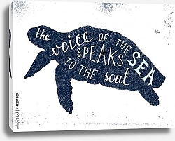 Постер The voice of the sea speaks to the soul 