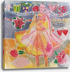 Постер Саймон Хилари (совр) Fairy with Hearts and Flowers, 2006