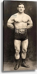 Постер Portrait of Heavy Weight Wrestler, Johann Lem, c.1910