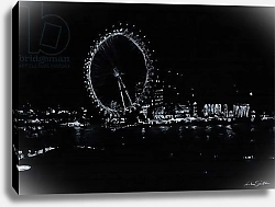 Постер Спейтан Любна (совр) London Eye, Black & White, 2016